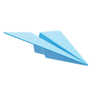 Paper plane icon