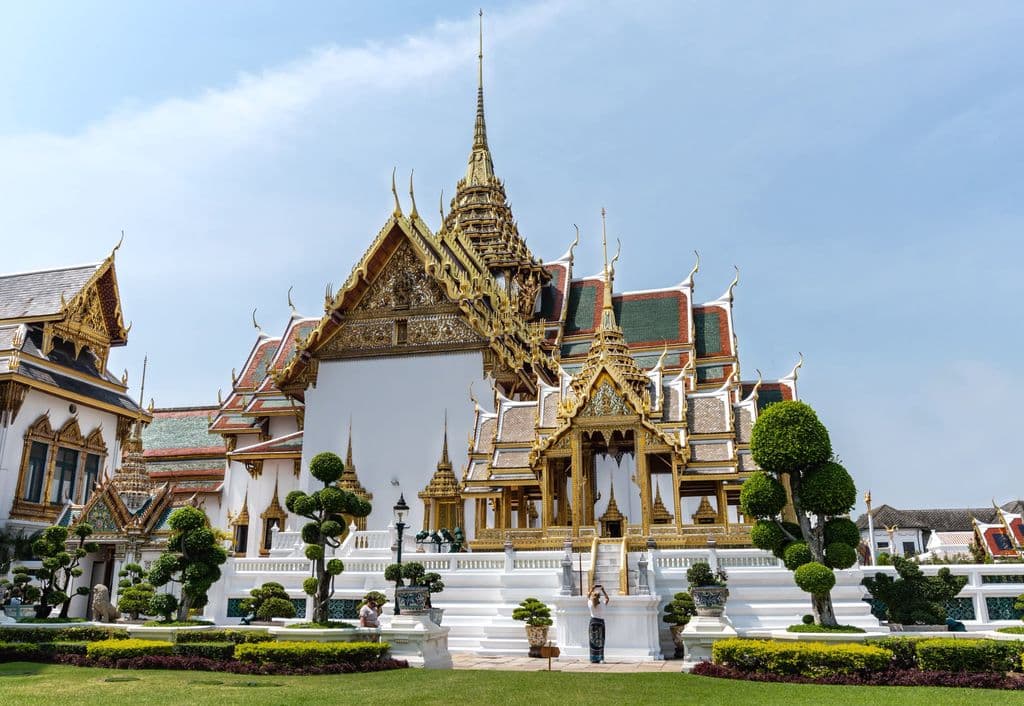 Grand Palace buildings in Bangkok, by Kirandeep Singh Walia