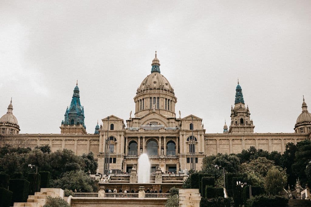 National Palace and fountain approach in Barcelona, by Jasinto Shabani