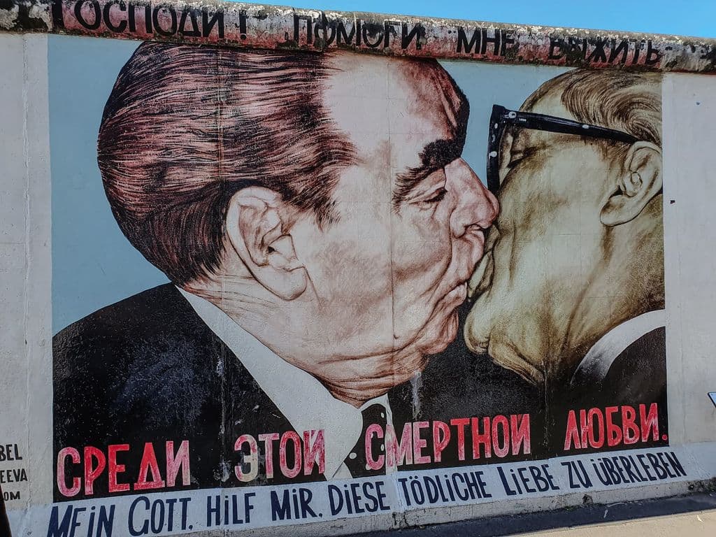 East Side Gallery Berlin Wall mural, by Hub JACQU