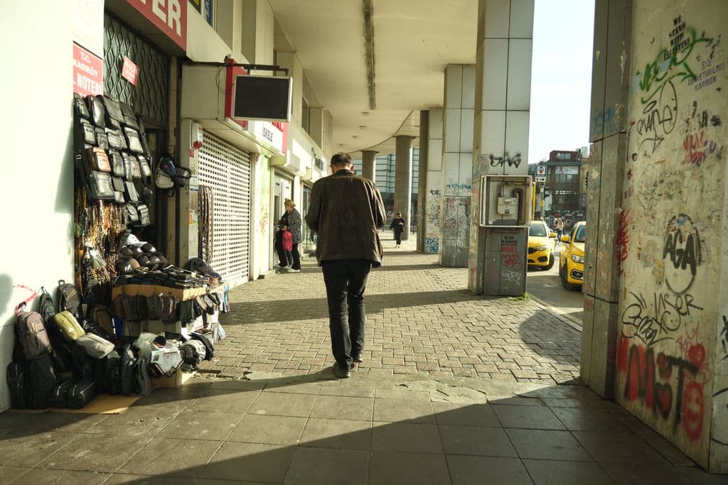 Street vendors and colorful walls in Kadıköy, Istanbul, by Ogün Doğru