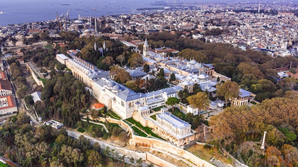 Aerial view of Topkapı Palace in Istanbul, by K