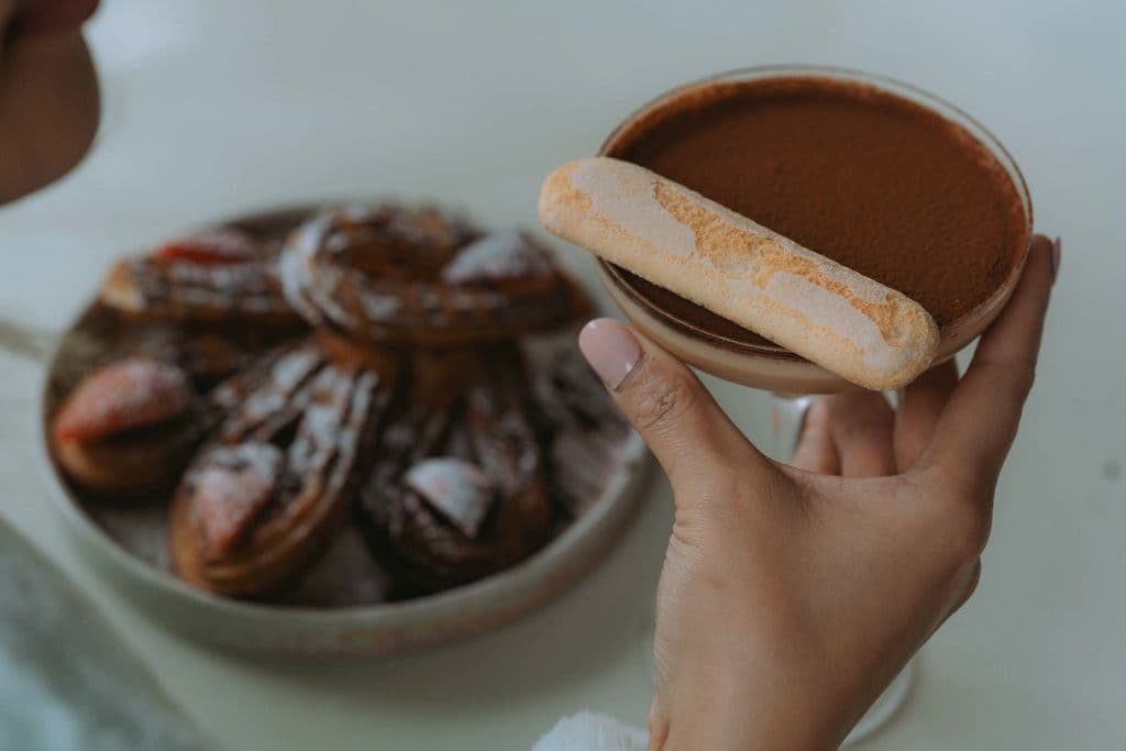 Tiramisu served as traditional Italian food, by The Castlebar
