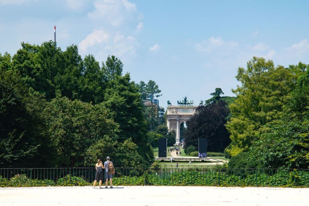 Parco Sempione with the Arch of Peace in Milan, by Andrew Patrick Photo