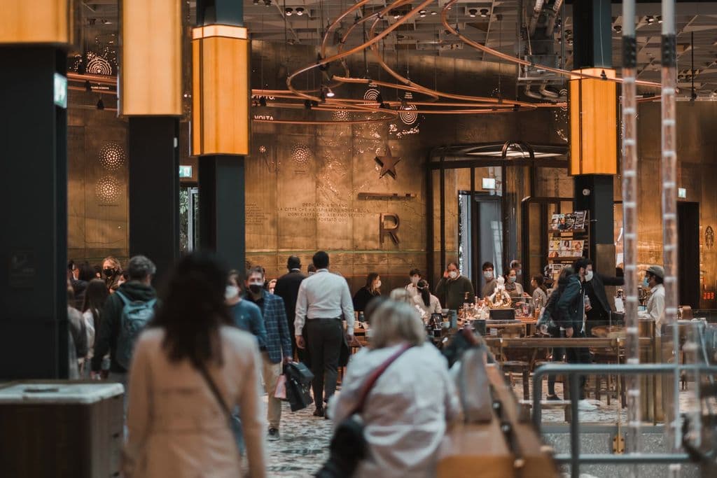 Interior of Starbucks Reserve Roastery in Milan, by Lory.captures / Lorenzo Messina