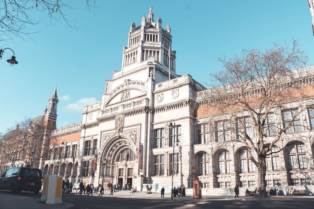 Natural History Museum facade in London, by J. Knappitsch