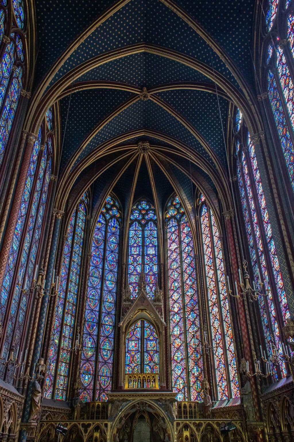 Sainte-Chapelle stained-glass windows in Paris, by SOHAM BANERJEE
